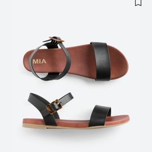 Black MIA Linley Two Band Sandal